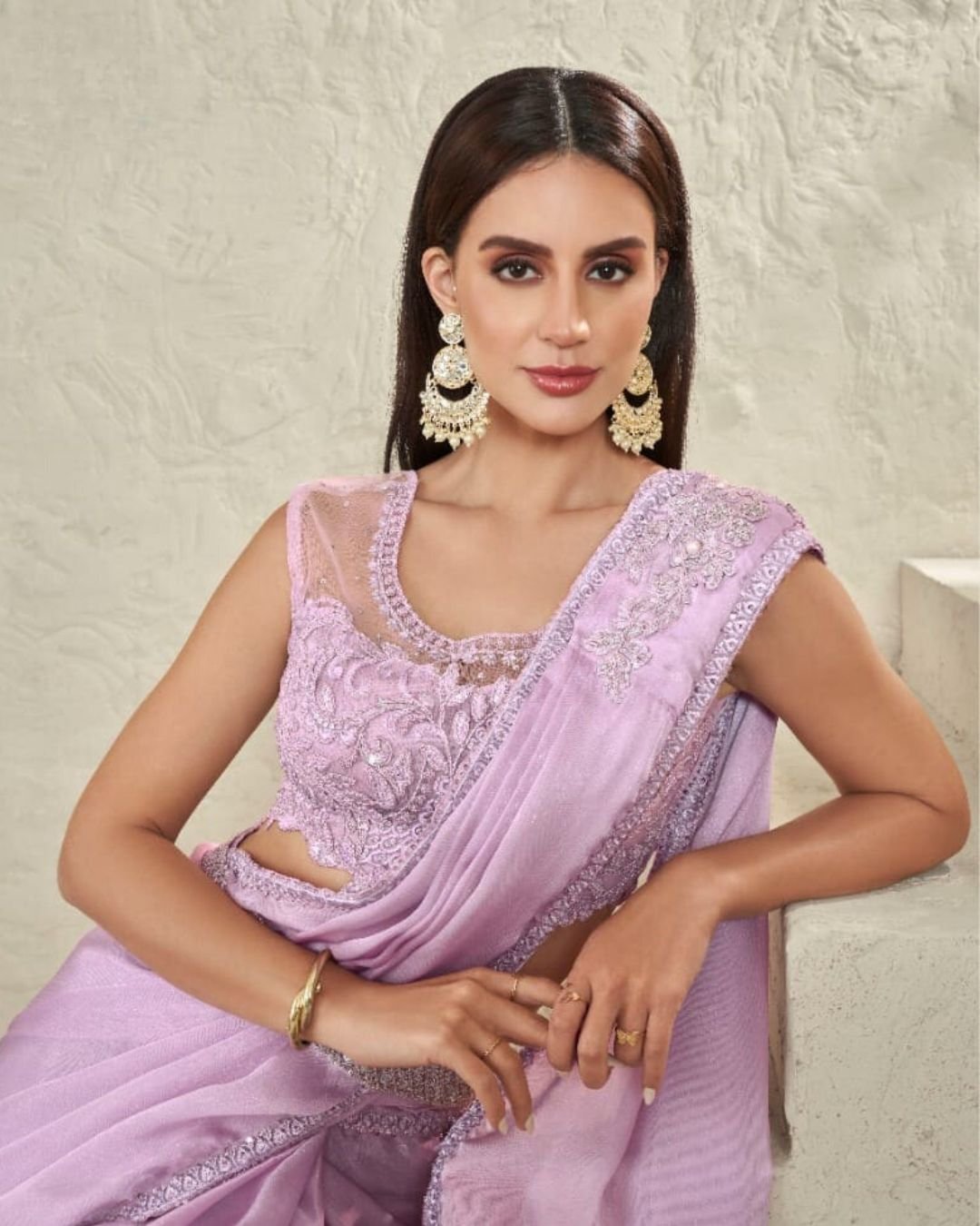Pink Colour Saree